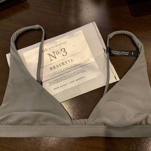 ARK Swimwear Grey Bralette, S